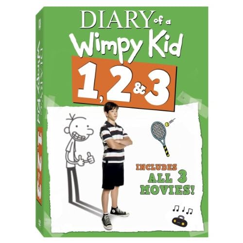 Diary of a Wimpy Kid 3 Pack (Diary of a Wimpy Kid, Rodrick Rules, Dog Days)