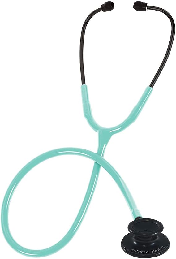 Prestige Medical Clinical Lite Stethoscope, Stealth Aqua Sea