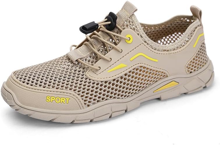 Asifn Men's Quick-Dry Mesh Water Shoes Breathable Summer Water Sports Shoes for Outdoor Leisure and Travel