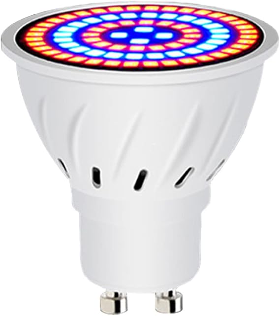 Grow Light Bulb 60 LEDs GU10 Plant Growth Full Spectrum Plant Horticultural Lamp 220V Indoor for Indoor Plants Succulents Garden