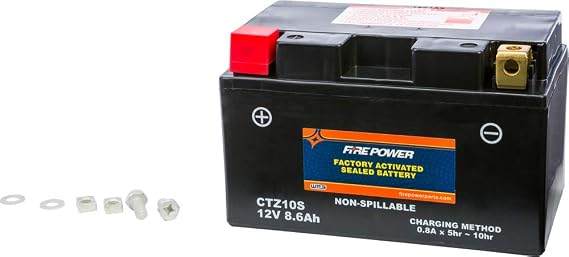 Fire Power Sealed Factory Activated Battery CTZ10S Compatible With MV Agusta F4 1000 RR 2012-2016