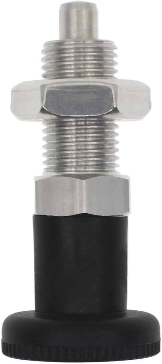 1PCS Push Fit Ball Nose Spring Plunger Stainless Steel Non-Locking Spring Return Knob Plunger M10 Spring Indexing Plunger for Industrial Fastener Automatic Equipment