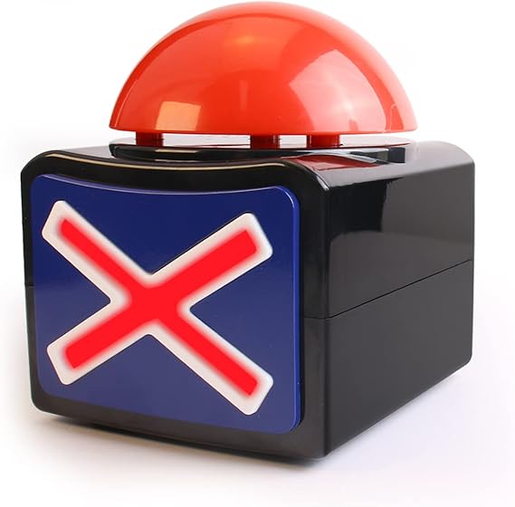 BEAN LIEVE Game Buzzer Answer Button Which Can Be Used As A Snap Button For Game Shows Red Game Snap For Children's Classrooms