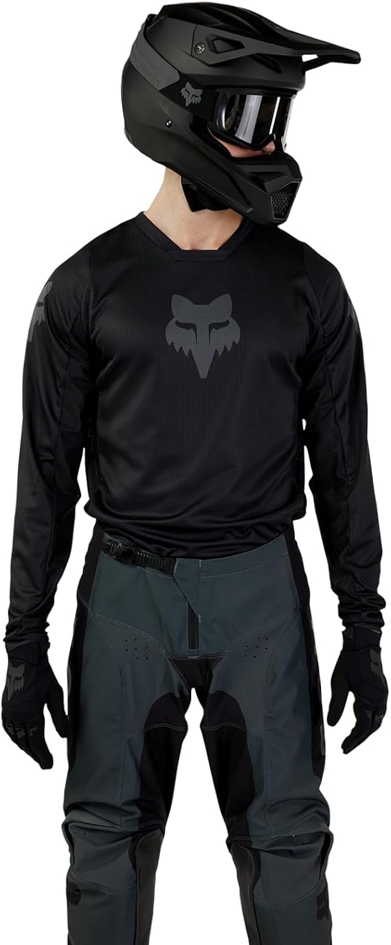 Fox Racing 180 Blackout Motocross Jersey, Black, XX-Large