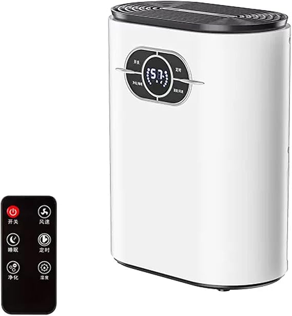 Dehumidifiers for Basements and Homes, Dehumidifiers with Drain Hoses, Quiet Dehumidifiers, 24-hour Timers, Dehumidifiers for Bathrooms, Room Dehumidifiers (Remote control model)