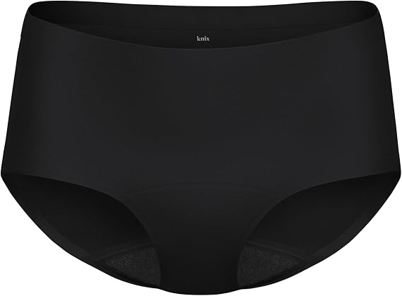 KNIX Women Leakproof Period Underwear Boyshort Heavy Flow Protection, Absorbs 47 Super Tampons