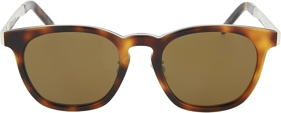 Saint Laurent SL 28 /F COMBI Sunglasses 003 Havana/Silver / Brown Lens 51 mm