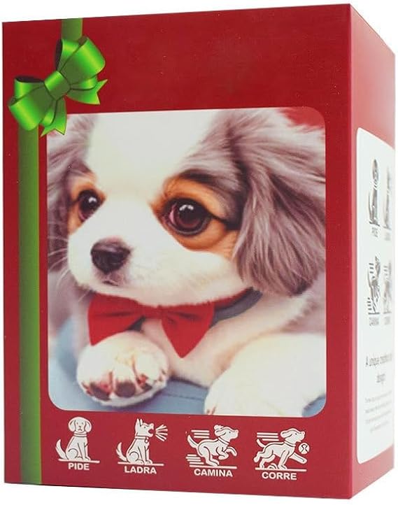 Robot Dog | Upgraded AI Robotic Puppy with Realistic Behaviors - Walks, Barks, Wags Tail, and Acts Like a Real Dog (B)