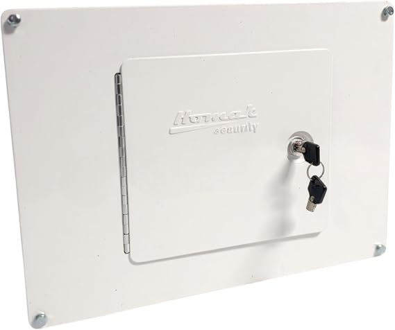 Homak First Watch Between The Studs High Security Steel Wall Safe, White