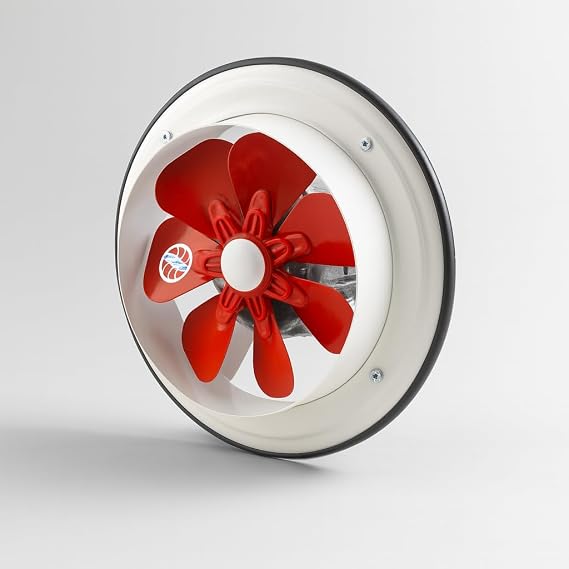 Sessiz Baca Tipi Aspiratör 200 mm Fan Havalandırma Kirli Hava Güçlü Hava Emişli Koku Mutfak Sanayi