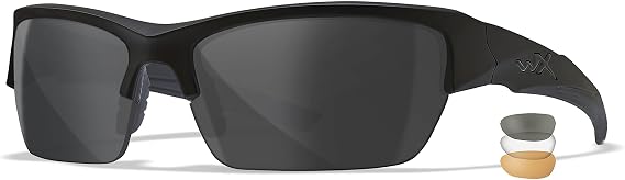 Wiley X WX Valor Tactical Sunglasses, Safety Glasses UV Eye Protection