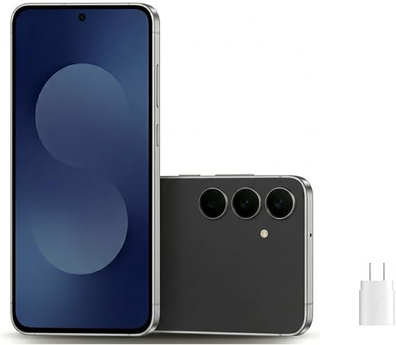 Samsung Galaxy S25 FE 5G Intl Version 6.7 AMOLED 120Hz, 50MP AI Camera, Long Battery, High Performance, U.S. Network Compatiblenot for AT&T JetBlack, 256GB with 45W Fast Charger