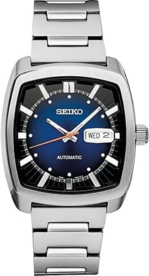 SEIKO Automatic Watch for Men - Recraft Series - Stainless Steel Case and Bracelet, Day/Date Calendar, 50m Water Resistant, and 41 Hour Power Reserve