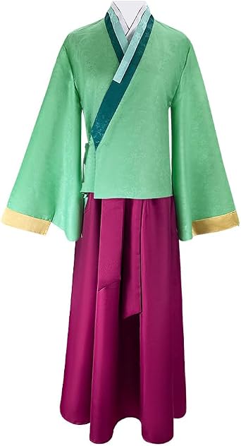 QAHEART Anime Maomao Cosplay Costume Maomao Hanfu Dress Halloween Outfits Full Set with Wig for Halloween Party
