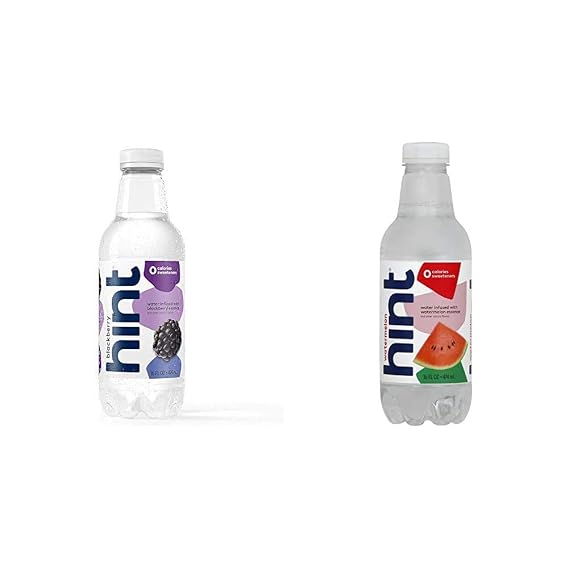 Hint Fruit Infused Water, Blackberry, 16 ozwithHint Fruit Infused Water, Watermelon, 16 oz