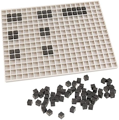 Braille Math Teaching Slate and Cubes Kit for Blind and Low Vision