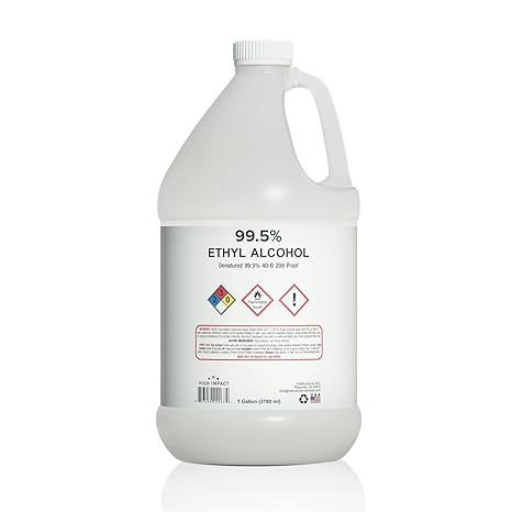 99.5% Ethyl Alcohol Denatured 40-B 200 Proof Alcohol - Gallon (Pack of 1)