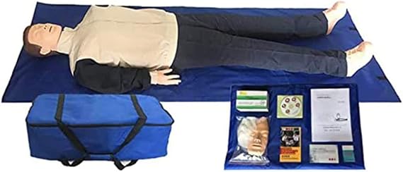 Manikin Cardiopulmonary Resuscitation Simulator,Artificial Respiration Training for Cardiopulmonary,Full Body Adult CPR Training First Aid Training Model