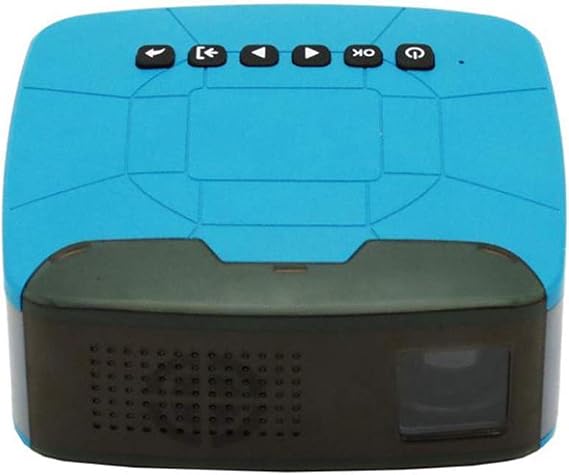 Home Projector for Kids Mini Projector, Portable Video Projector, Support 1080P Playback, Built-in Independent Speaker, Multi-Device Connection