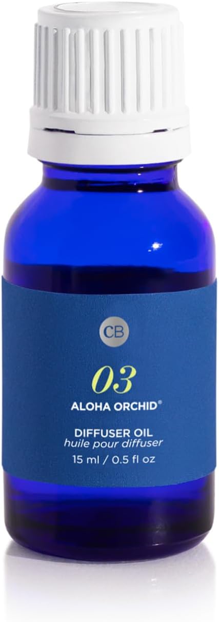 Capri Blue Diffuser Oil Refill - Premium Fragrance Oil - Use with Electric or Ultrasonic Diffusers for Home - Long Lasting Floral Scent (Aloha Orchid, 0.5 fl oz)