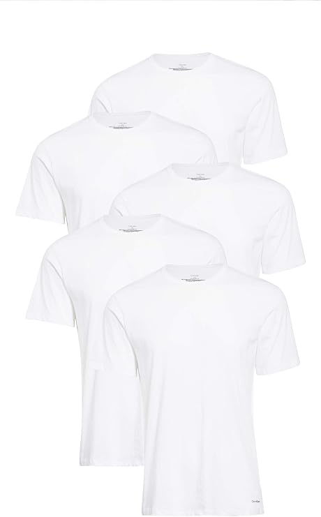 Calvin Klein Men's Cotton Classic 5-Pack Slim Undershirts