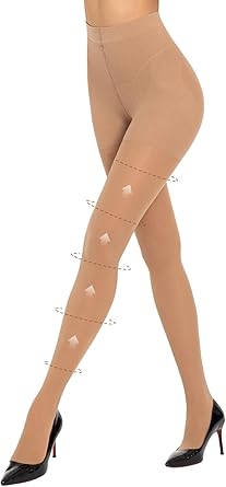 MANZI Compression Tights for Women Shaping Firm Support Pantyhose 50 Denier Pack of 1