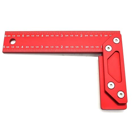 Big Horn 19572 Aluminum Miter Square - 6-Inch