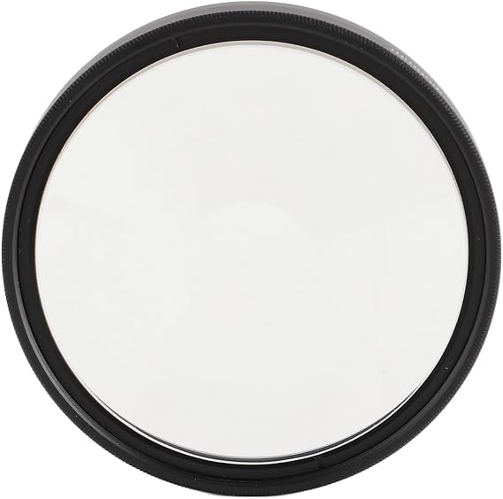 58mm Spiral Halo Camera Lens Filter, Optical Glass Special Effects Filter with 55MM-58MM Adapter Ring, MRC Coating Lens, Circular Halo Frame Effect Photography Camera Lens Accessories