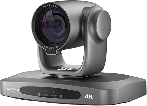 4K PTZ Camera, 21X Optical Zoom, SDI HDMI USB LAN, AI Tracking