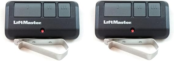 Lot of 2 LiftMaster 893MAX 3-Button Multi Frequency Remote