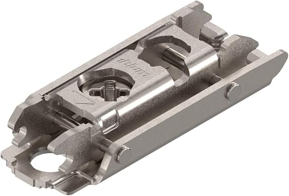 Blum Clip Top Cam Adjustable 0mm in-Line Mounting Plate (One Plate)