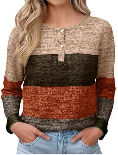 IAMAGOODLADY Basic Tops for Woman Long Sleeve Winter V Neck Tops for Women Trendy Sexy Graduation Vacation
