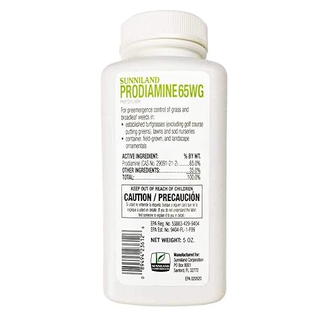 Yard Mastery Prodiamine 65 WDG Professional Pre Emergent Weed Killer Herbicide for Crabgrass, POA Annua and Other Problem Weeds - 5oz Bottle - Water Dispersible Granule