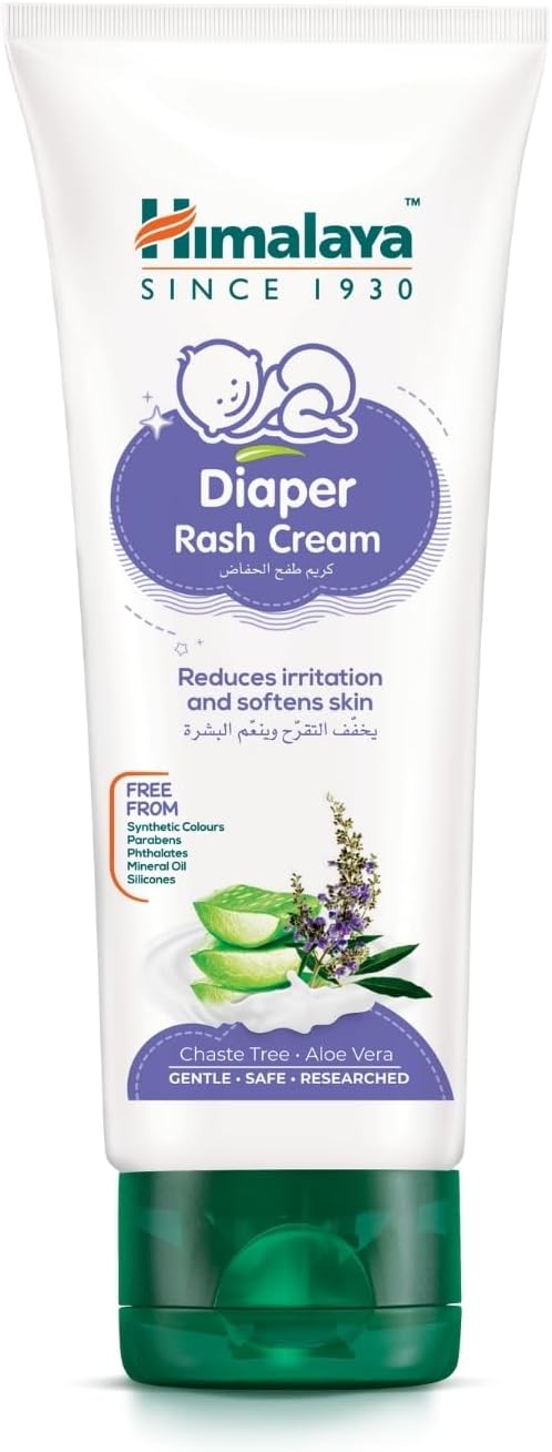 Himalaya Bebek Pişik Kremi 100 ml | Kızarıklık ve Tahriş Azaltıcı | 5 Yapraklı Hayıt Ağacı & Aloe Vera | Paraben, Silikon, Sentetik Renklendirici İçermez