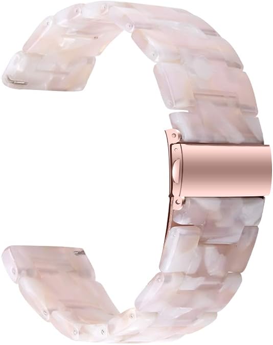 TenCloud Resin Watch Band for Veryfit Smart Watch IDW16 22mm Smart Watch Bands Lightweight Wristband Compatible with TOOBUR, Faweio IDW16 Watch Smart Watch
