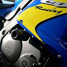 Shogun USA Made Hon CBR1000RR CBR1000 CBR 1000 RR 2006 2007 Black No Cut Frame Sliders - 750-3819
