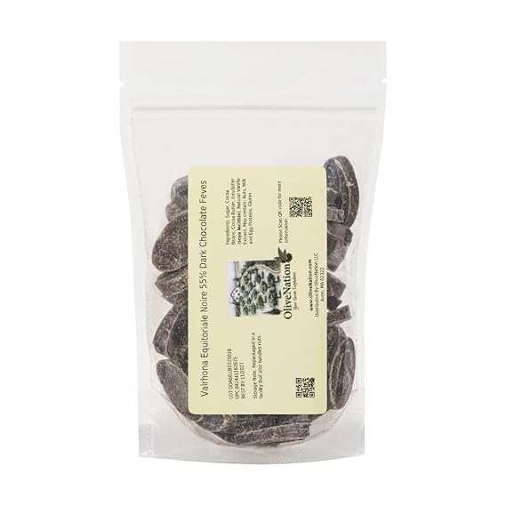 Valrhona Equatoriale 4661 55% Dark Semi Sweet Chocolate Callets from OliveNation - 2 pounds