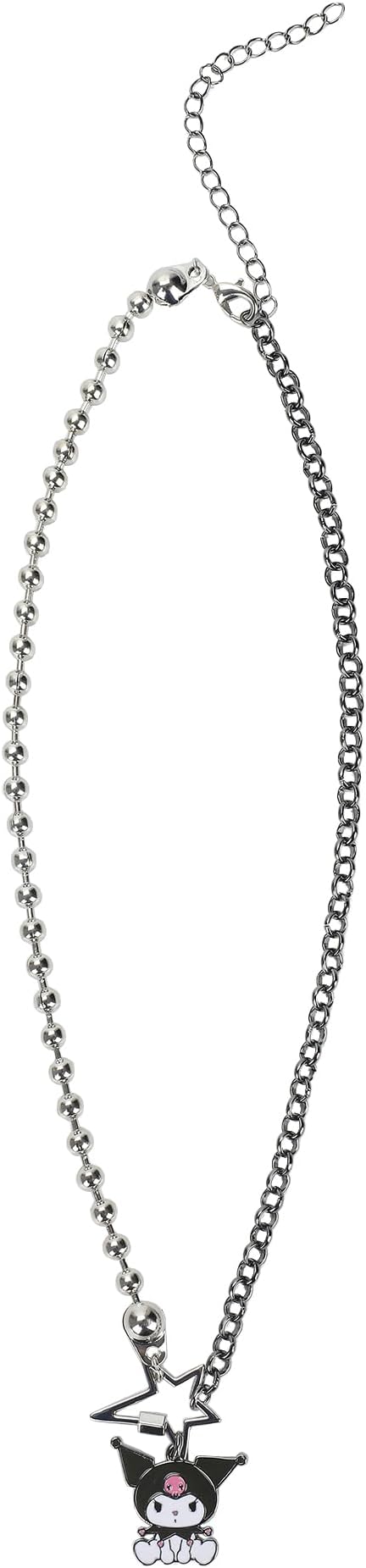 Bioworld Kuromi Star Necklace With Two Chain Options
