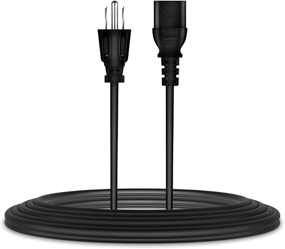 AC Power Cable Compatible with Denon DJ SC5000 Prime DJ Media Player 7" Multi-Touch Display