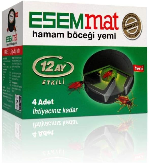 Esemmat Hamam Böceği Yemi 12 Ay Etkili 4 Adet