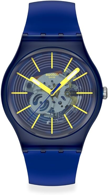Swatch New Gent Unisex Casual Watch Bio-sourced Quartz Water Resistant