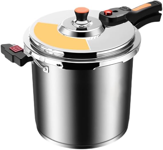 Pressure Cooker Stainless Steel 8 Qt, 80KPA Pressure Levels, 6 Types of Safety Protection, Commercial Stove Top Pressure Cooker Pot Used for Pressure Foodie or Steaming,10 Quart