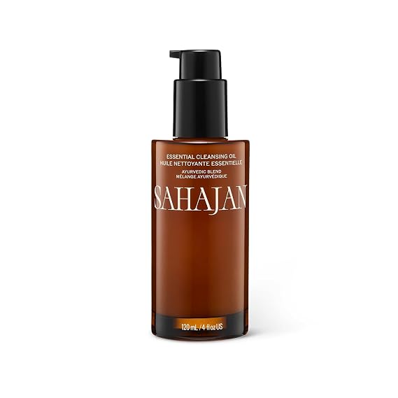 Sahajan Essential Cleansing Oil, Makeup Remover & Face Cleanser, 4 oz