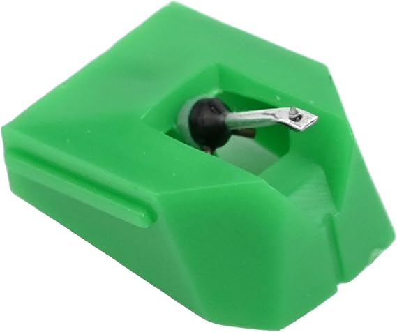 Replacement Stylus for Compatible with All VM95 Series Cartridges for AT-VMN95C, for AT-VMN95E, for AT-VMN95EN, for AT-VMN95ML, for AT-VMN95SH, for AT-VMN95SP,ABS Housing and Aluminum Alloy (Green)