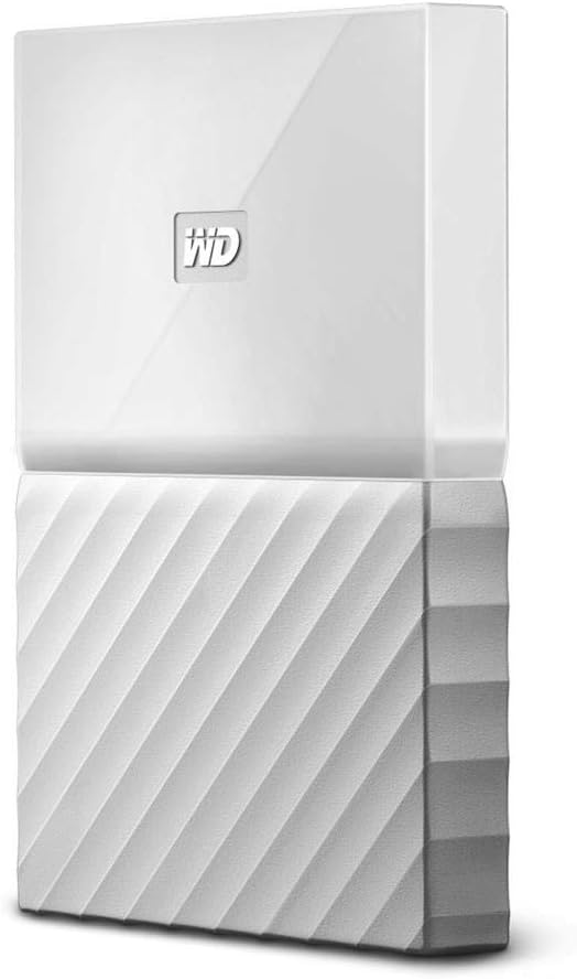 WD 2TB White My Passport Portable External Hard Drive - USB 3.0 - WDBS4B0020BWT-WESN
