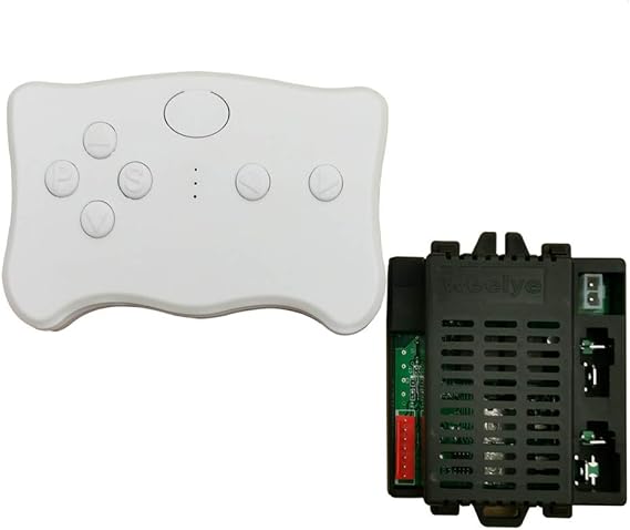 weelye RX23 (RX18) 12V 2.4G Bluetooth Remote Control and Receiver for Kids Ride On Toys, 12V Control Box Motherboard Accessories for Kids Powered Wheel Circuit Board Replacement Parts