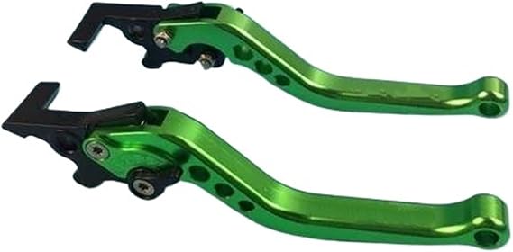 Motorcycle Brake Clutch Levers Universal Motorbike Motorcycle DoubleDisc Hydraulic Line Brake Clutch Lever Bar Scooter E-Bike Clutch Brake Lever Set(Green)