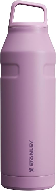 Stanley IceFlow Cap and Carry Water Bottle | Wide Mouth Twist Lid | Lightweight & Leakproof for Travel & Sports | Insulated Stainless Steel | BPA-Free
