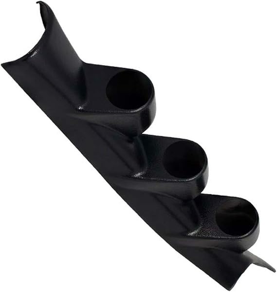 GlowShift Black Triple Pillar Gauge Pod Compatible with Subaru BRZ 2013-2020 - ABS Plastic - Mounts 3 2-116 52mm Gauges to Vehicles A-Pillar