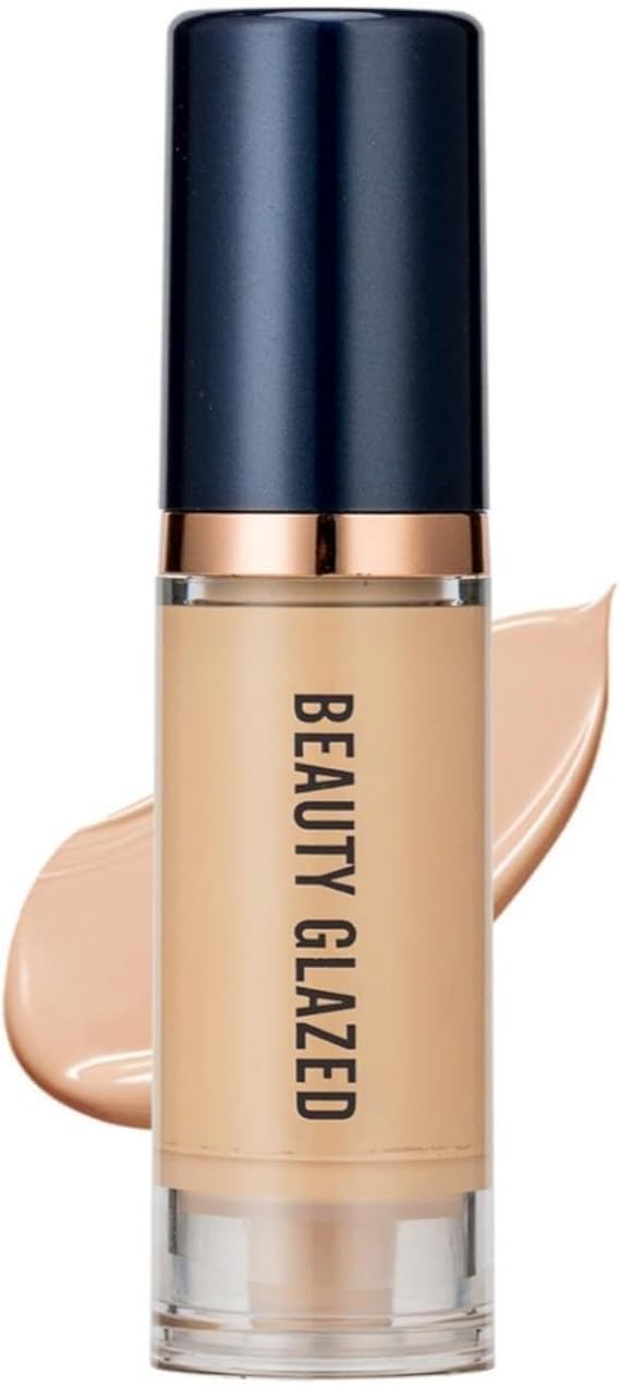 Liquid Foundation, Full Coverage Matte Liquid Foundation, Perfect Oil Control Concealer Foundation, Easy to Use Long Lasting Waterproof Soft Moisturizer Liquid Foundation, Face Makeup Base #106